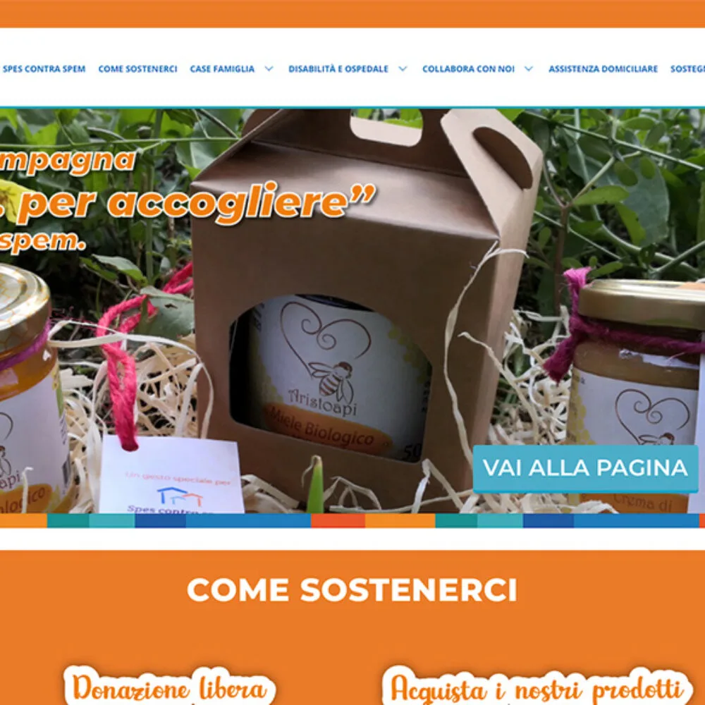 Realizzazione sito web per Spes Contra Spem