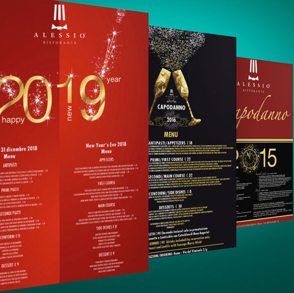Menu e Locandine Capodanno - Proimago
