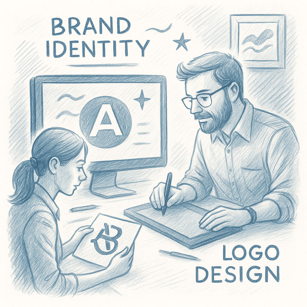 Brand-identity-e-logo-design