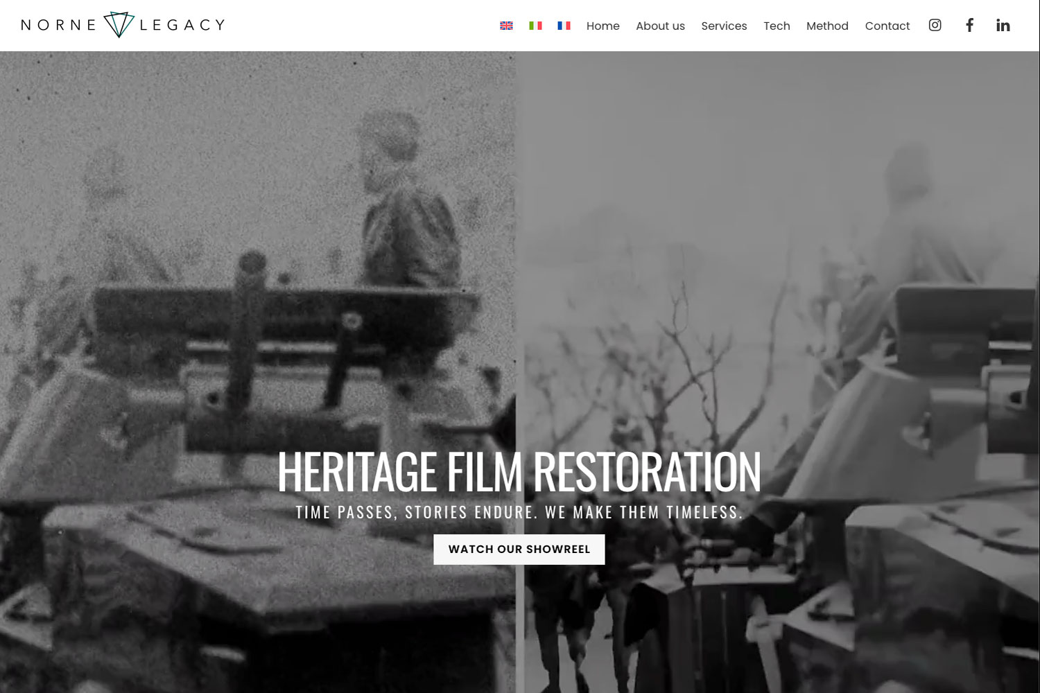 Realizzazione nuovo sito web per Norne Legacy