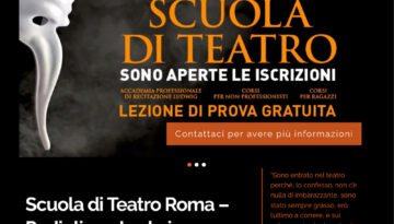 Restyling sito web e SEO per la scuola di teatro Padiglione Ludwig