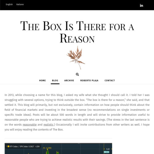 Realizzazione nuovo sito web e gestione SEO per The Box Is There For a Reason