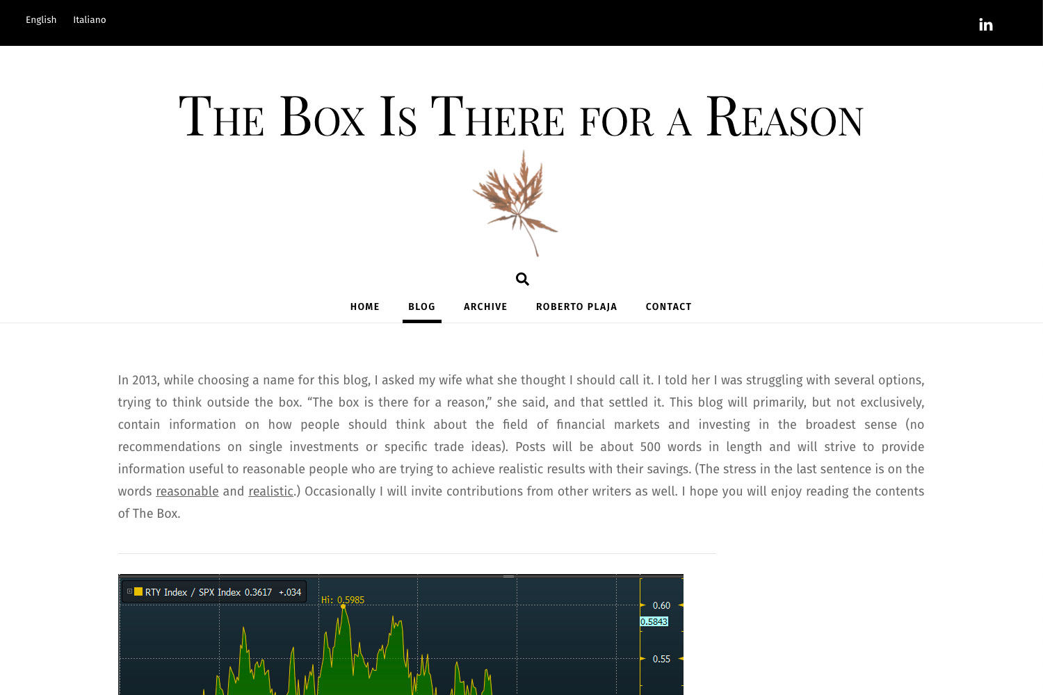Realizzazione nuovo sito web e gestione SEO per The Box Is There For a Reason