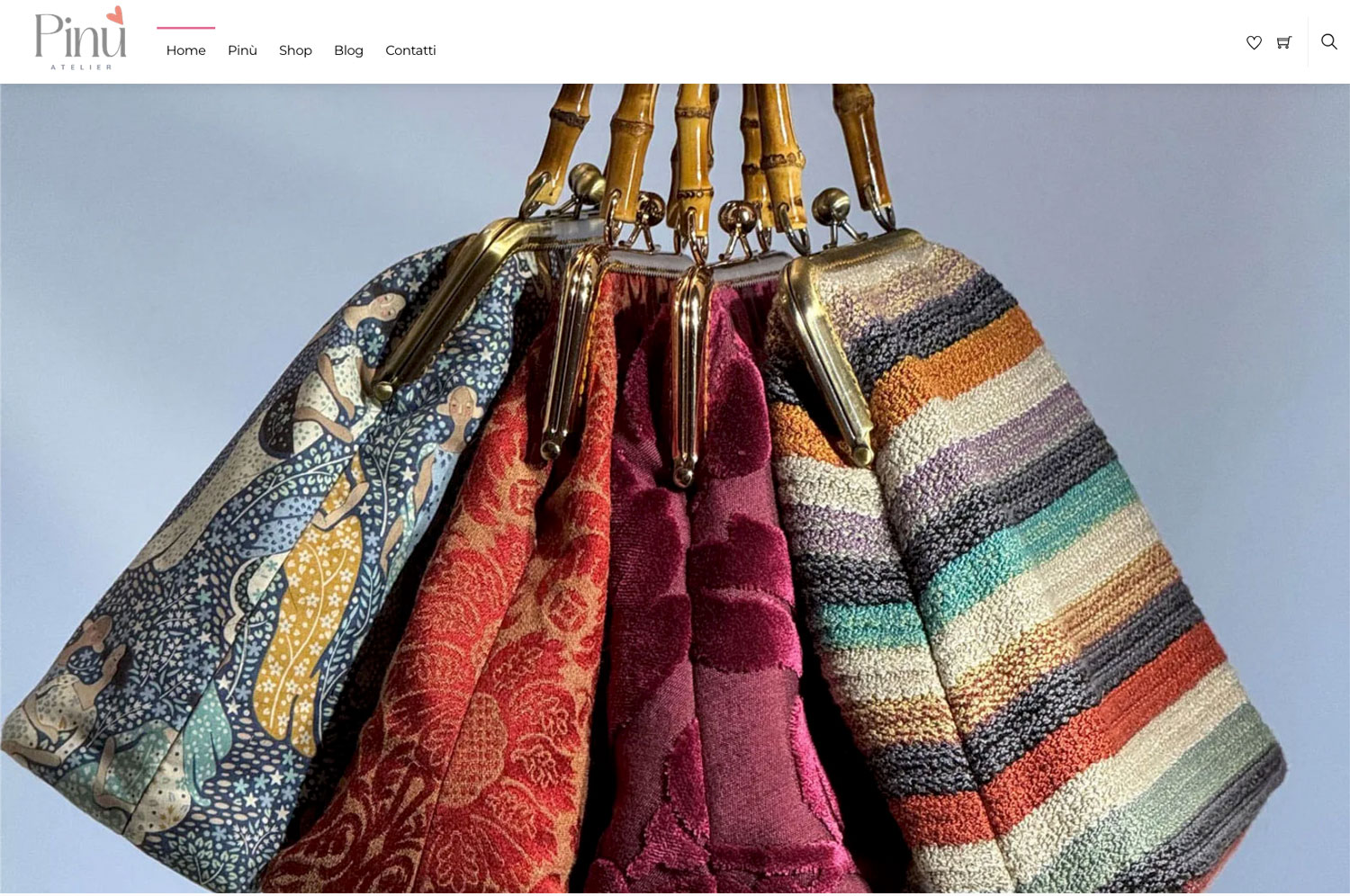 Realizzazione sito e-commerce Pinù Atelier