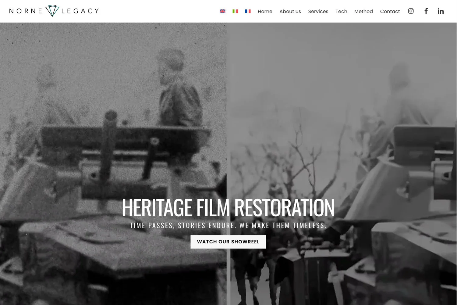 Sito web multilingua sviluppato in WordPress per Norne Legacy da Proimago