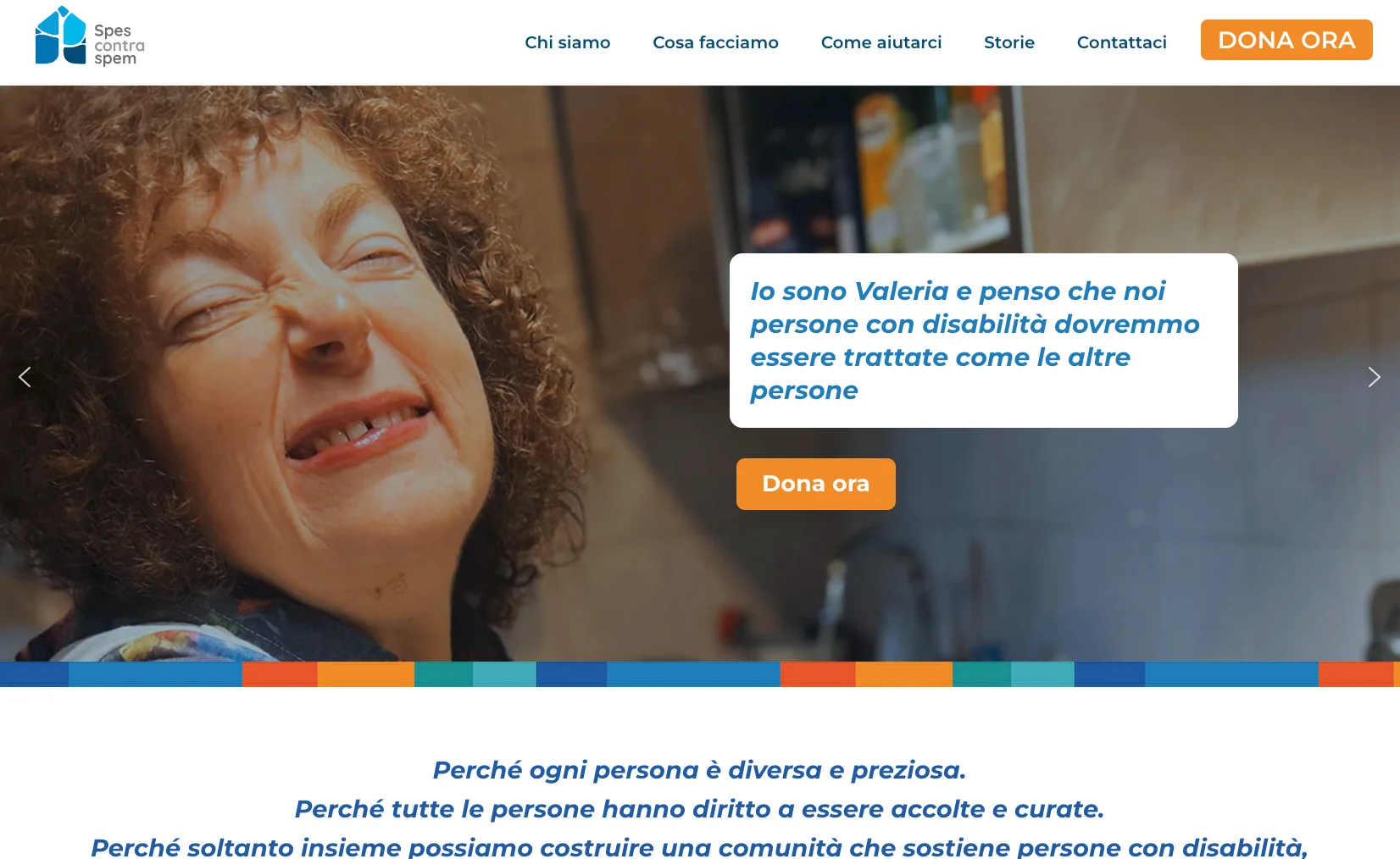 Rebranding Digitale e UX per Spes contra spem