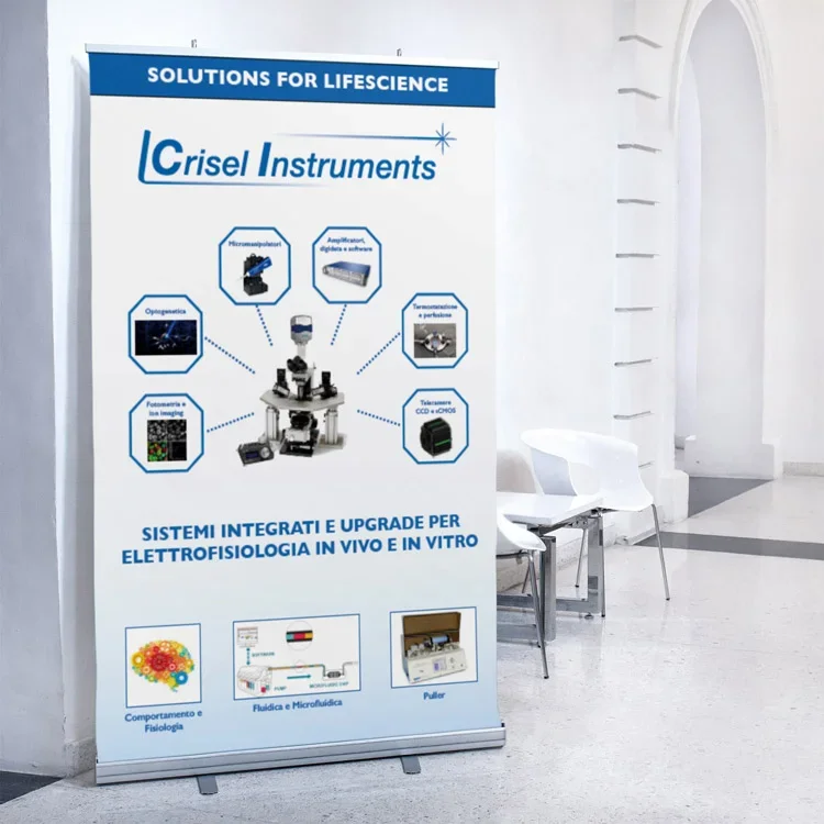 Realizzazione grafica e fornitura Rollup per Crisel Instruments